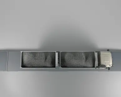 delad vagning flintab